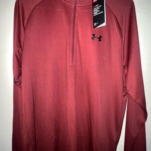 Under Armour Men's Maroon Quarte Zip
